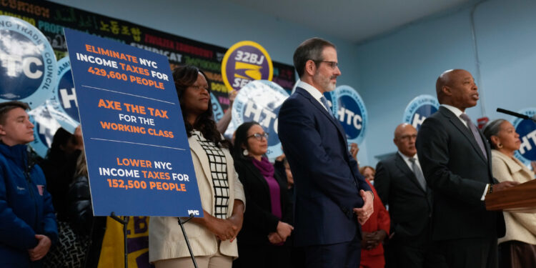 Mayor Adams Announces “Axe the Tax for the Working Class” Proposal to Provide Tax Relief to New Yorkers