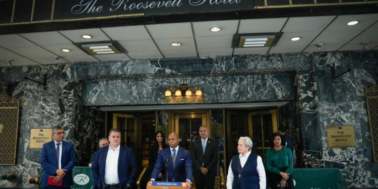 Mayor Adams Announces Closure of Roosevelt Hotel Asylum Seeker Shelter