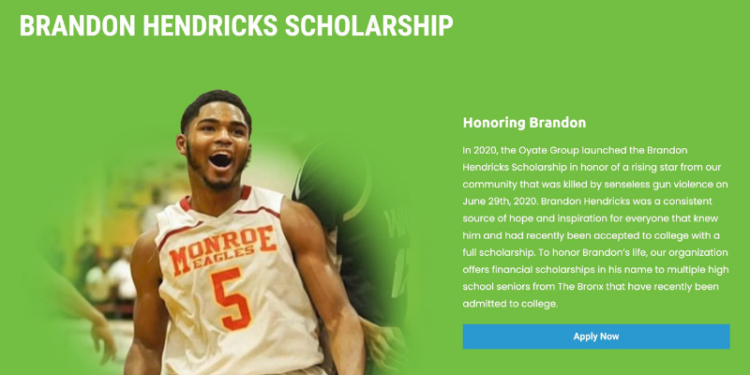 Brandon Hendricks Scholarship Accepting Applications for 2026