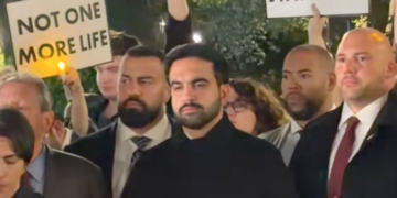 Mamdani Faces Backlash From Former Pro-Palestinian Supporters at October 7th Vigil